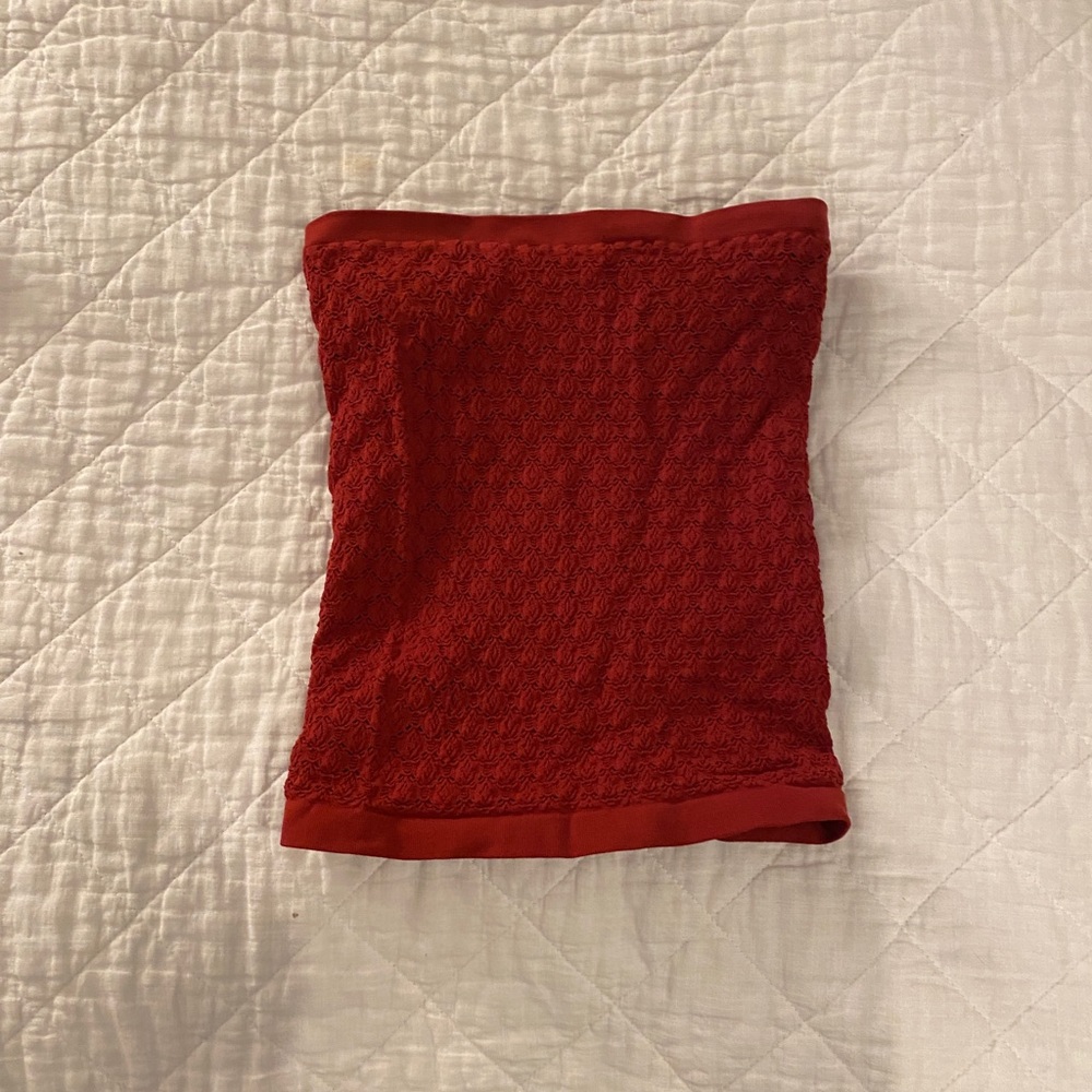 Red Free People Tube Top